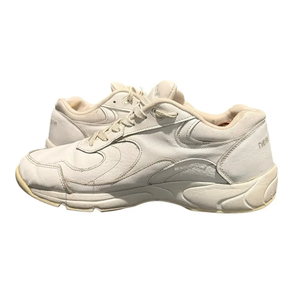 New Balance 572 White Leather Athletic Sneakers Men's Size 11 D Made in USA